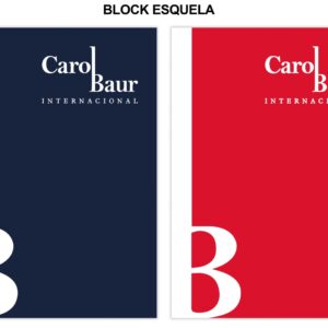 QRO S3 Block CCB cubierta ROJA esquela, cuadro 7mm, 100 hojas	Tareas MATERIAL OPCIONAL