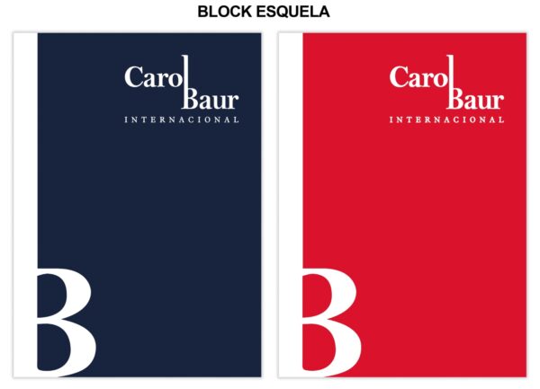 MEX A2 Block CCB, cubierta AZUL, tamaño esquela, cuadro  7 mm (uso personal)	Trabajos y Ensayos